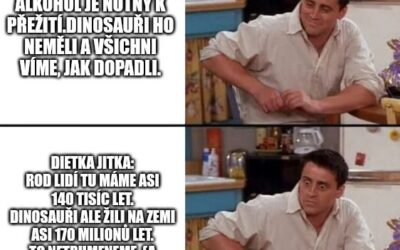 Dinosauři vs. alkohol